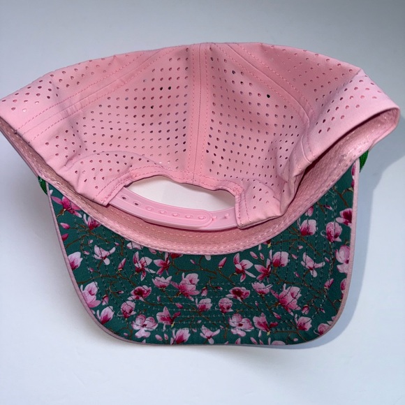 NWOT ⛳️ 1764 Golf Enola Performance Snapback Pink & Green Rope Hat - Picture 3 of 4